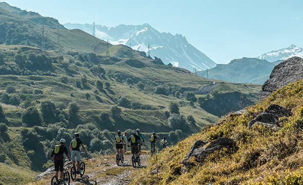 Les Menuires à vélo